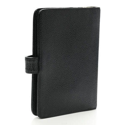 Chanel Caviar CC Small Ring Agenda Planner Black 3 of 15