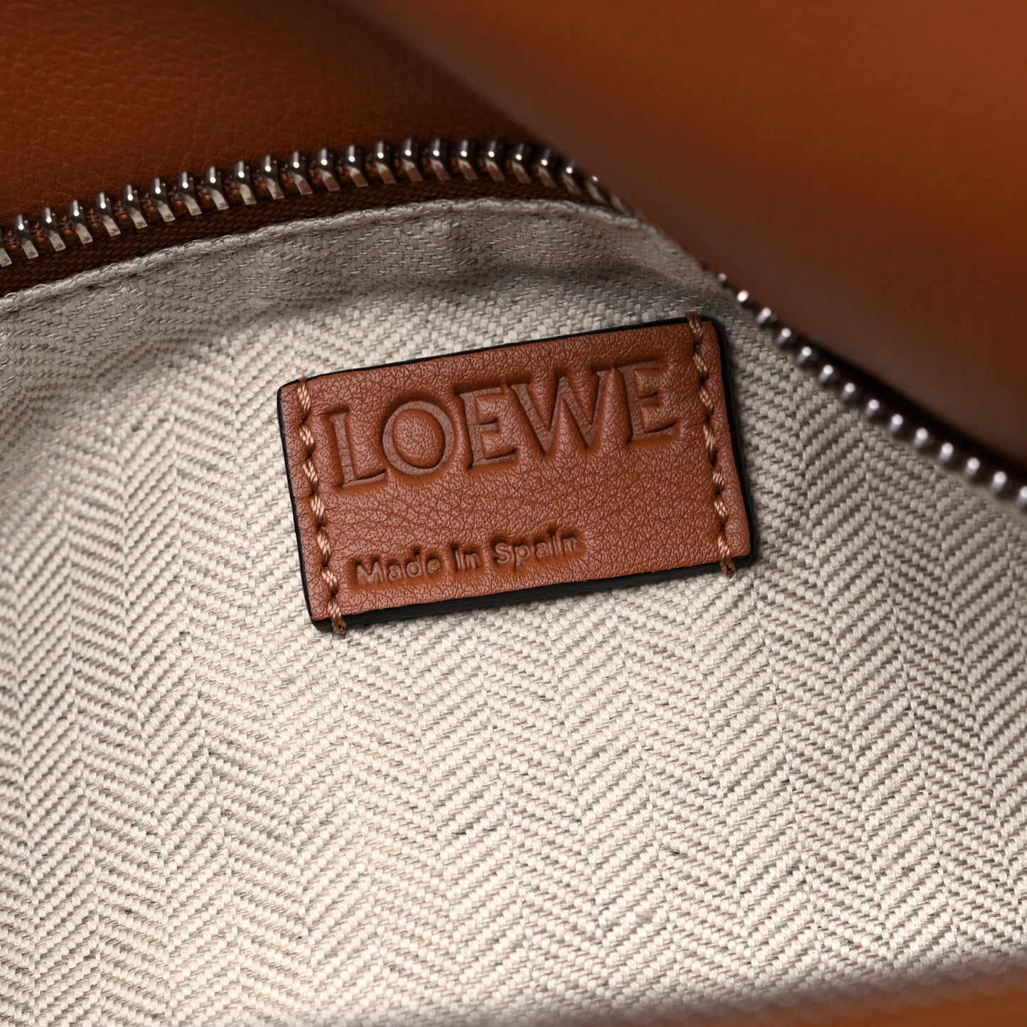 Calfskin Medium Puzzle Bag Tan