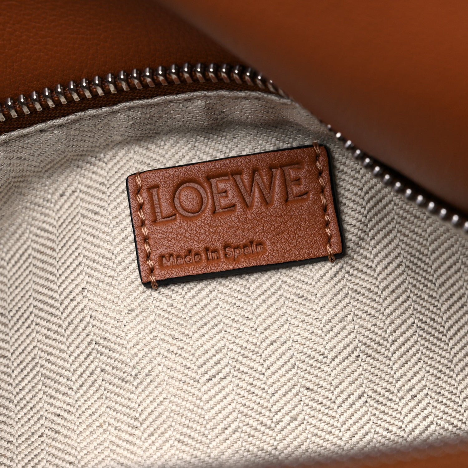 Loewe Calfskin Medium Puzzle Bag Tan 6 of 8