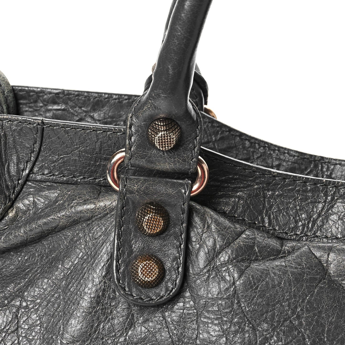 Agneau Giant 12 Rose Gold Hardware City Gris Tarmac