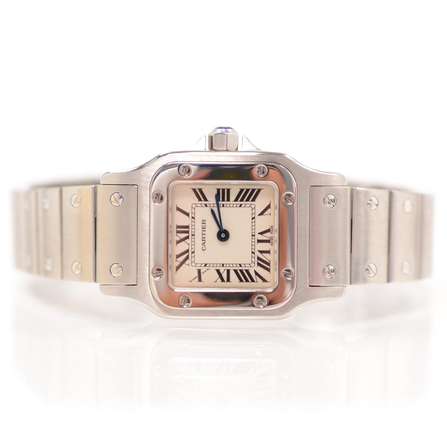 Stainless Steel 24mm Santos de Cartier Galbee Quartz Watch