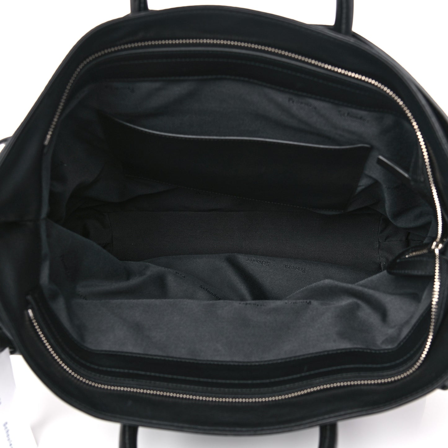 Calfskin Large PS19 Satchel Black