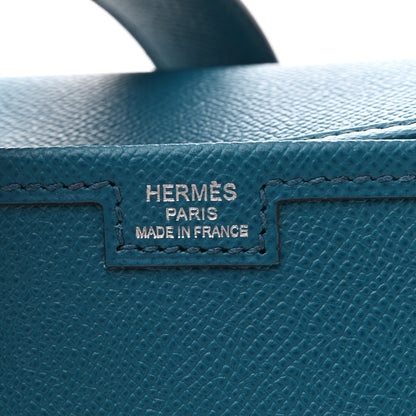 Hermes Epsom Jige Elan 29 Clutch Bleu Izmir 6 of 7