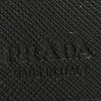 Prada Saffiano Passport Holder Black 6 of 8