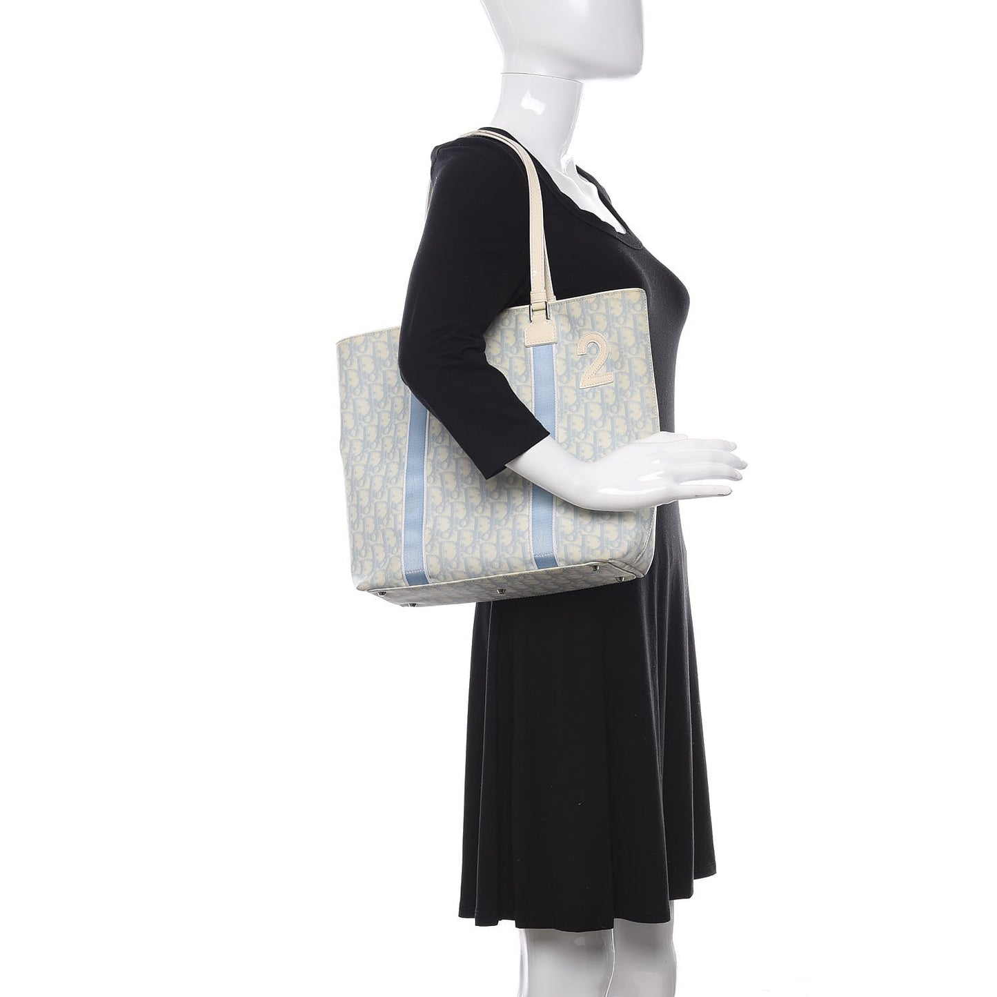 Monogram Trotter No 2 Shopping Tote Blue