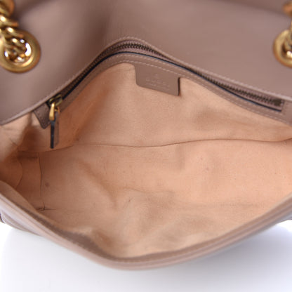 Gucci Calfskin Matelasse Small GG Marmont Shoulder Bag Porcelain Rose 5 of 13