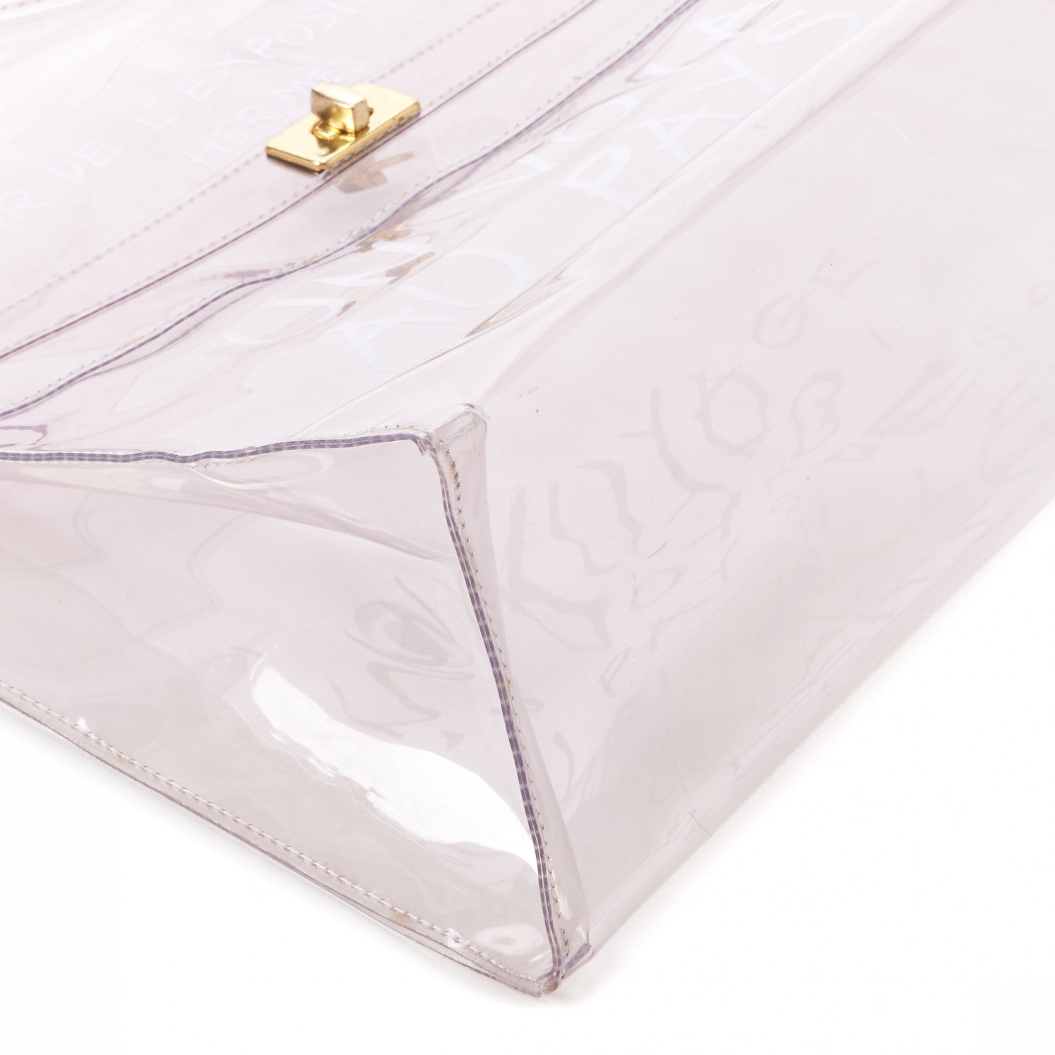 Hermes Vinyl Souvenir De L'Exposition Kelly Transparent 6 of 8