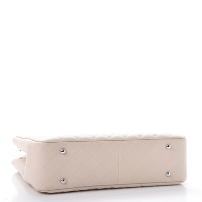 Chanel Caviar Quilted Large Classic Shopping Tote Light Beige 4 of 8