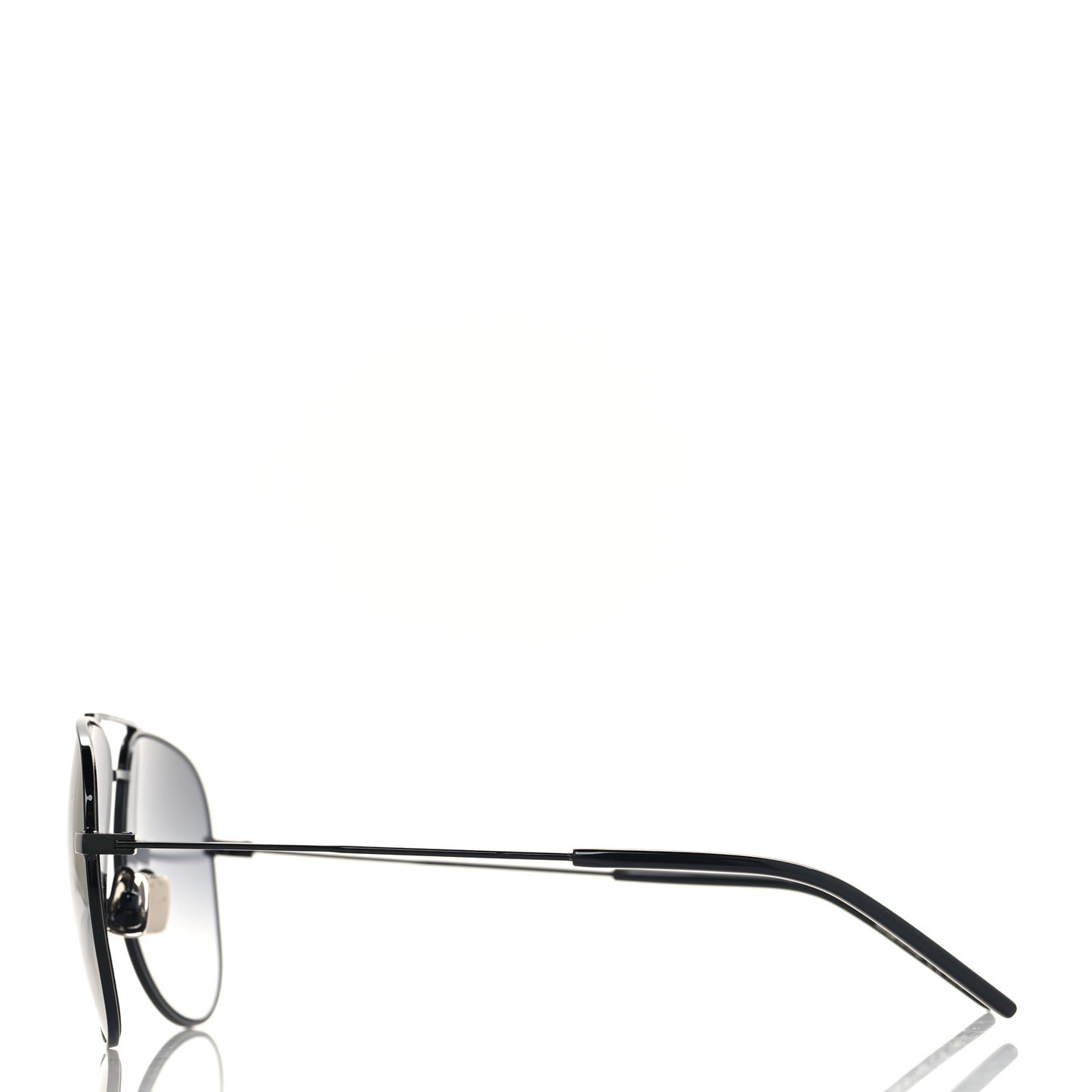 Metal Aviator Classic 11 Rim Sunglasses Black