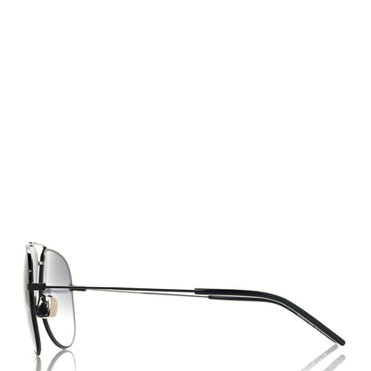 Saint Laurent Metal Aviator Classic 11 Rim Sunglasses Black 3 of 8