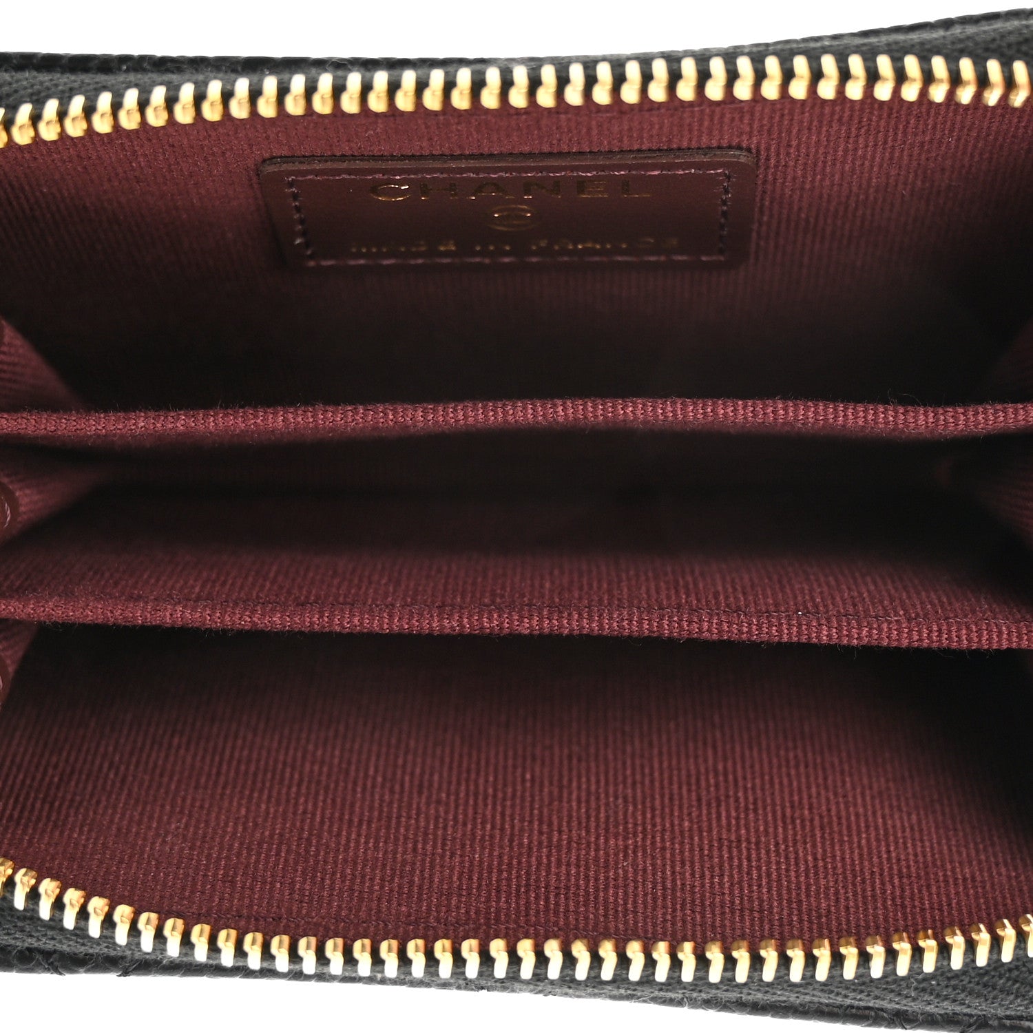Chanel Caviar Quilted Zip Coin Purse Black 5 of 8