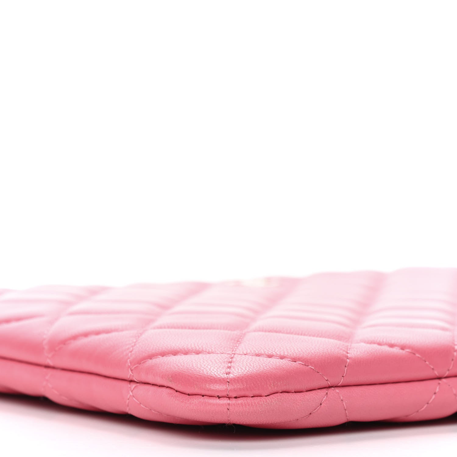Chanel Lambskin Quilted Medium Casino Beauty CC Cosmetic Case Fuchsia 8 of 9