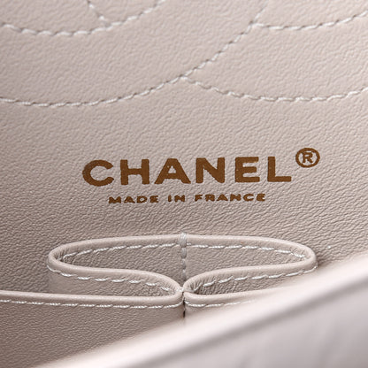 Chanel Aged Calfskin Chevron Quilted 2.55 Reissue 225 Flap Ivory 8 of 10