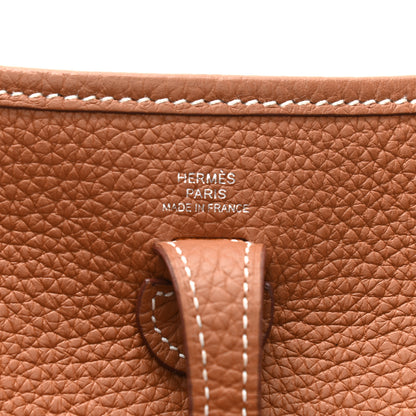Hermes Taurillon Clemence Evelyne TPM Gold 6 of 11