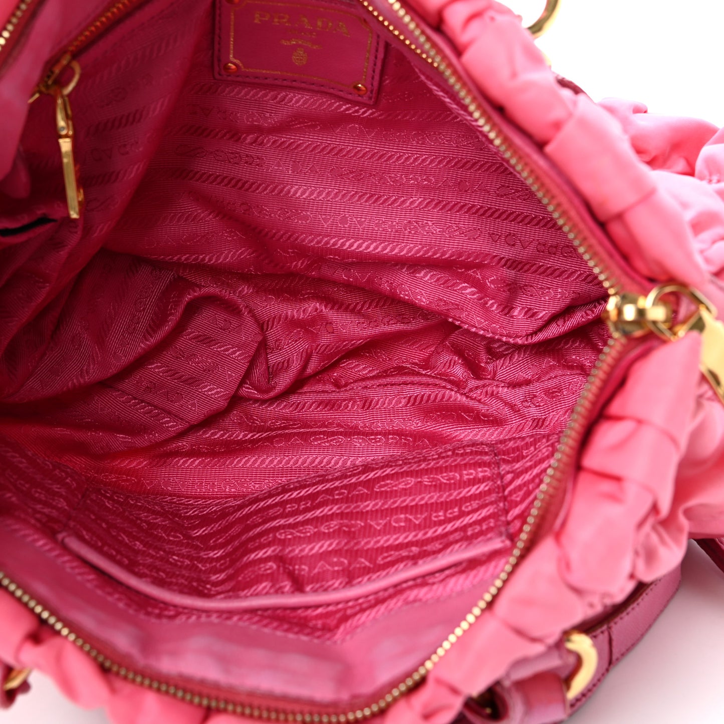 Tessuto Nylon Gaufre Satchel Petalo