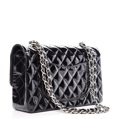 Chanel Patent Quilted Medium Double Flap Black 3 of 14