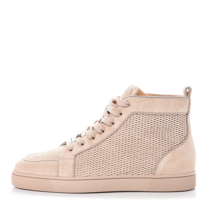 Christian Louboutin Veau Velours Mens AC Louis Flat Sneakers 41 Galet 1 of 9