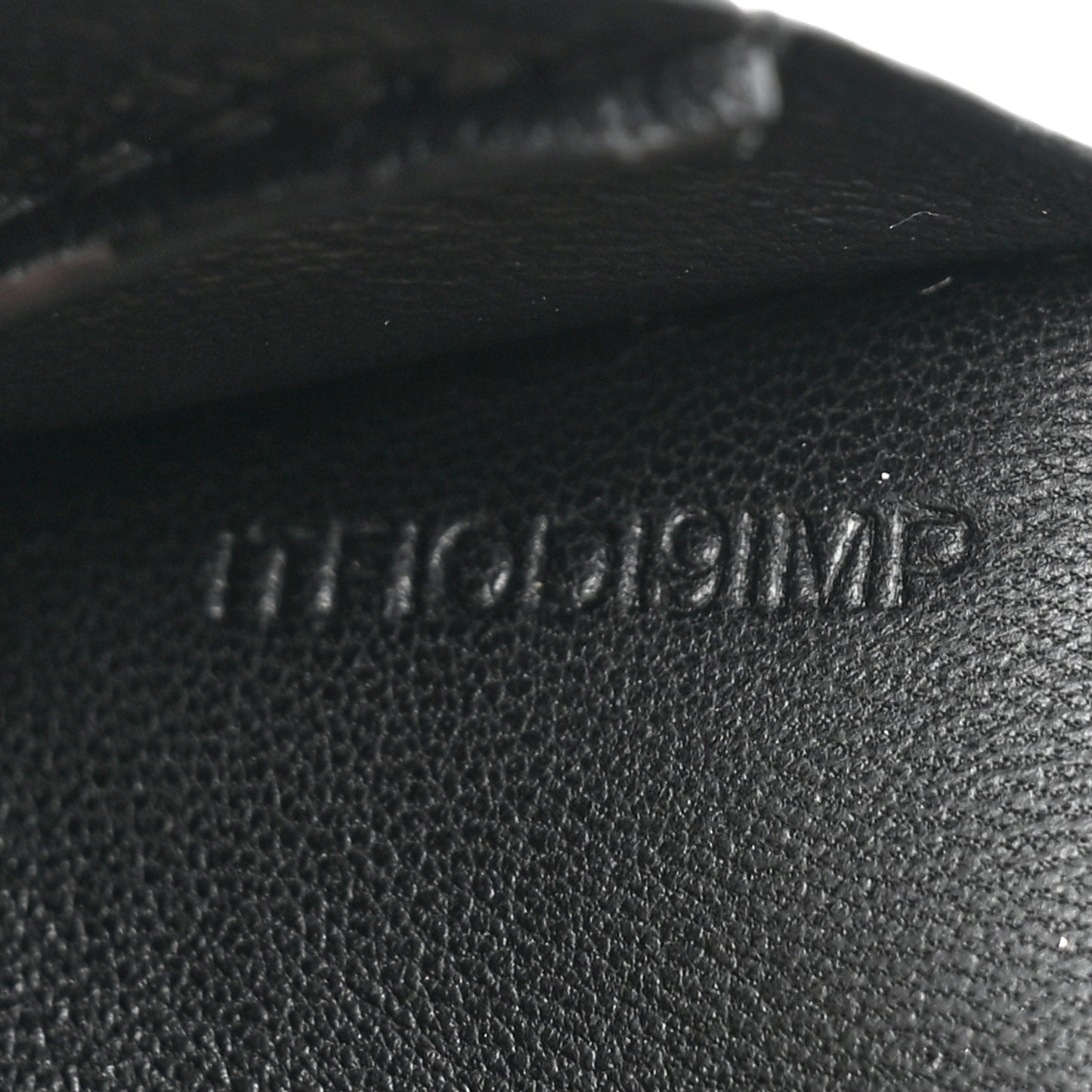 Calfskin Micro Olympia Card Case Black