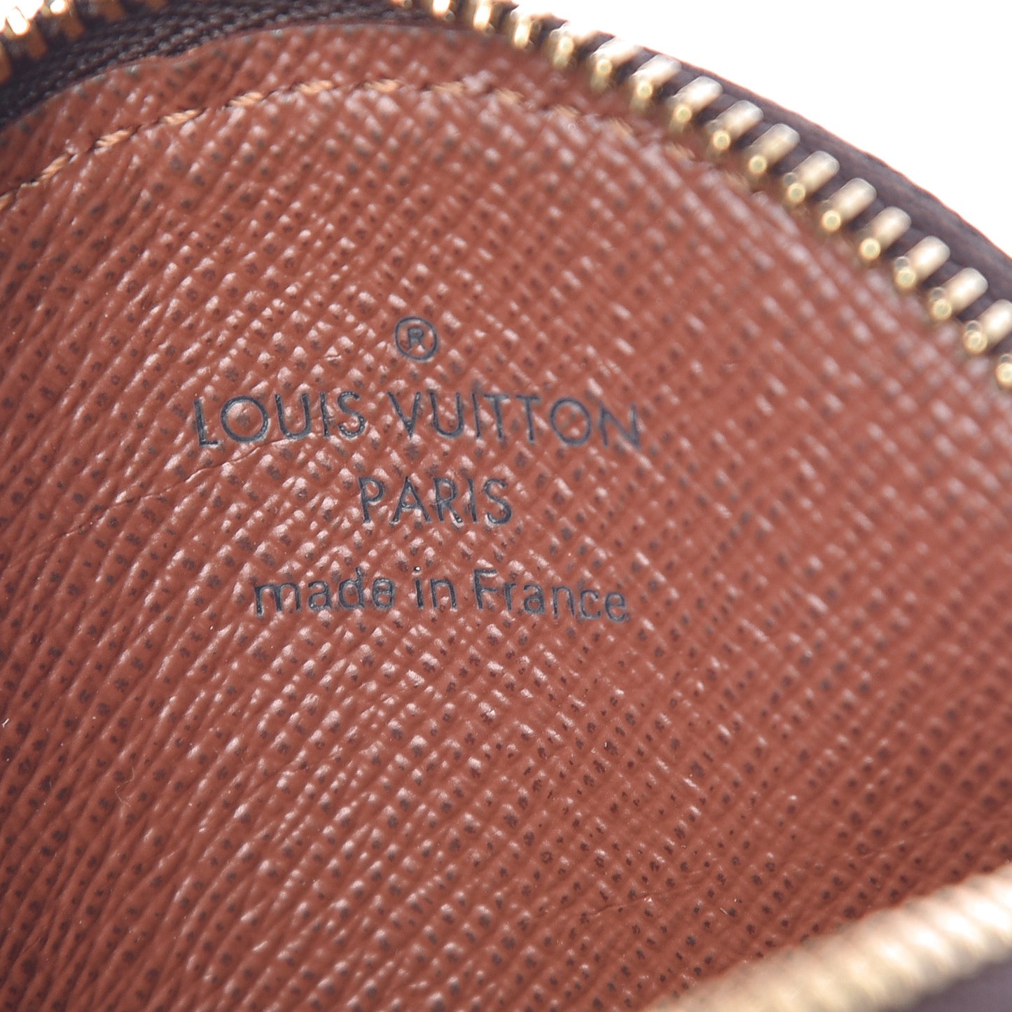 Monogram Round Coin Purse