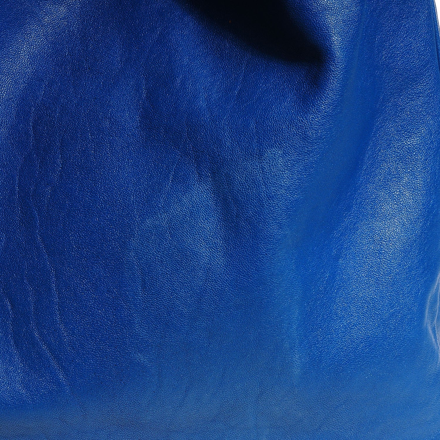 Saint Laurent Leather Large Roady Blue 8 of 9