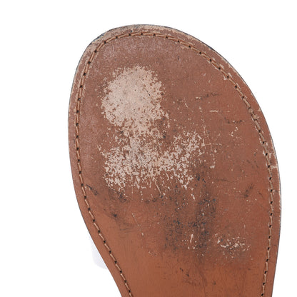 Christian Dior Calfskin Dio(r)evolution 10mm Slide Sandals 37.5 Off White 8 of 11