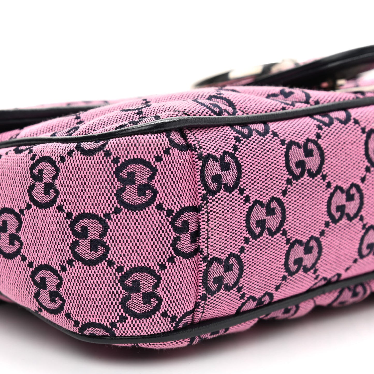 Monogram Multicolor Matelasse Diagonal Small GG Marmont Shoulder Bag Pink Blue
