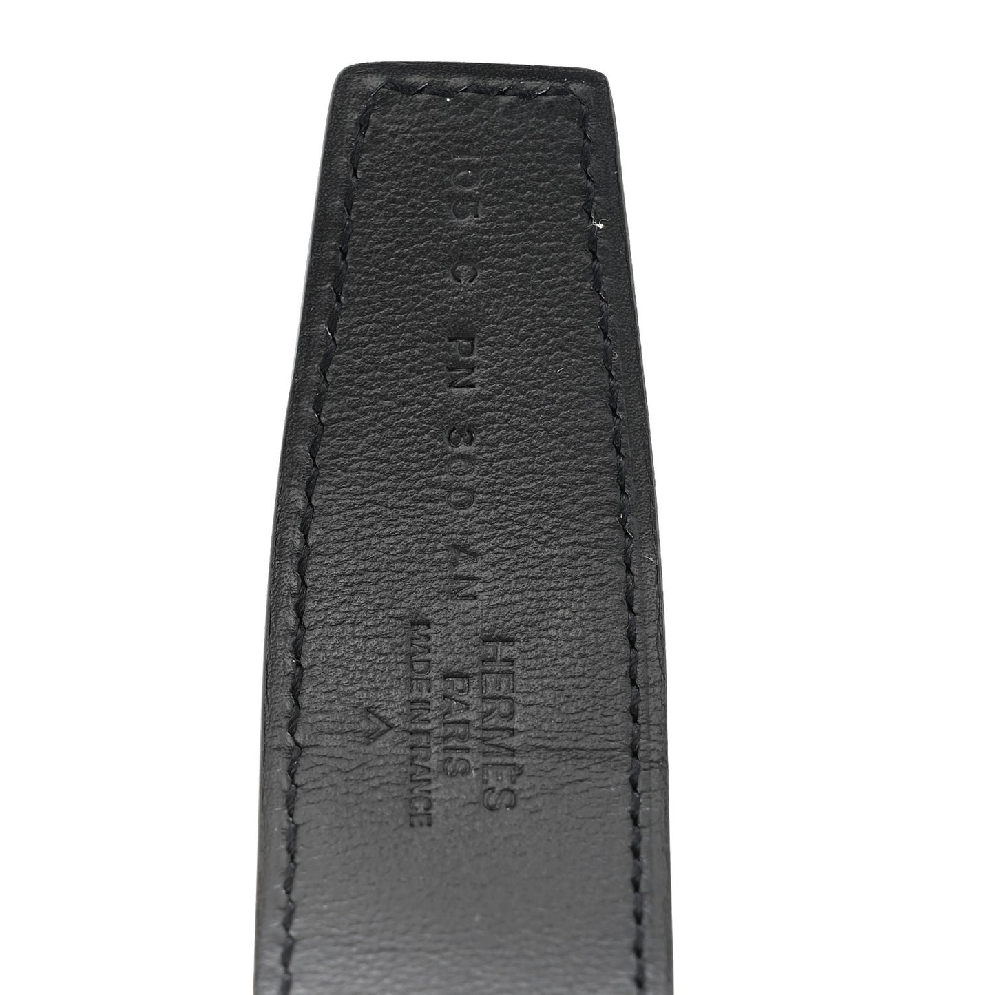 Matte Porosus Crocodile Monochrome 24mm Mini Constance H Belt 105 42 Black