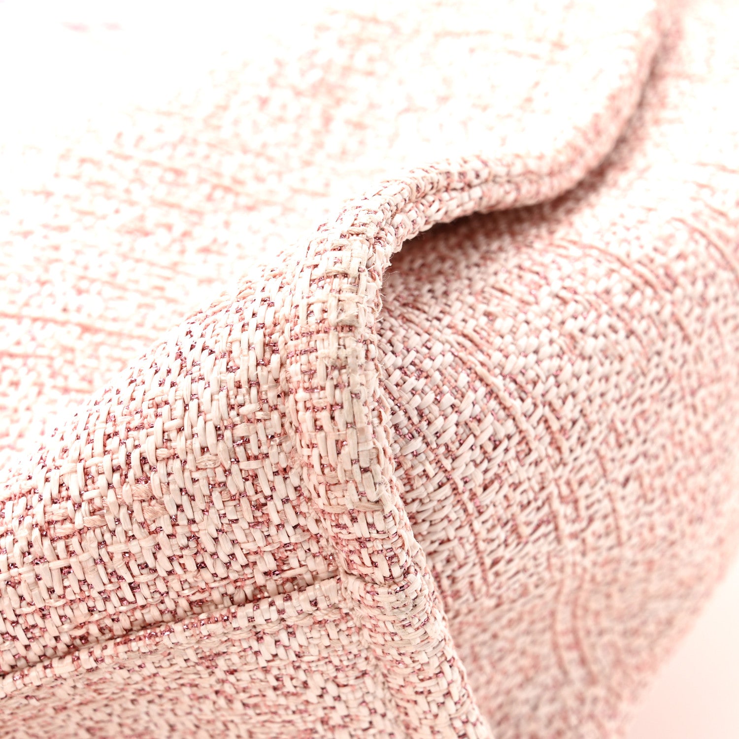 Chanel Lurex Boucle Deauville Medium Tote Pink 11 of 13