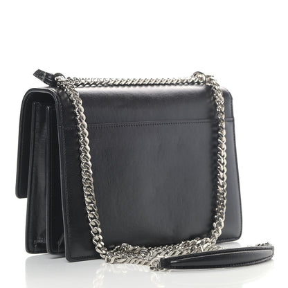 Saint Laurent Calfskin Medium Monogram Sunset Black 2 of 9