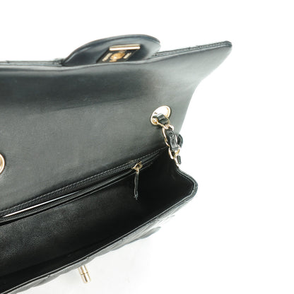 Chanel Lambskin Quilted Mini Rectangular Flap Black 6 of 9