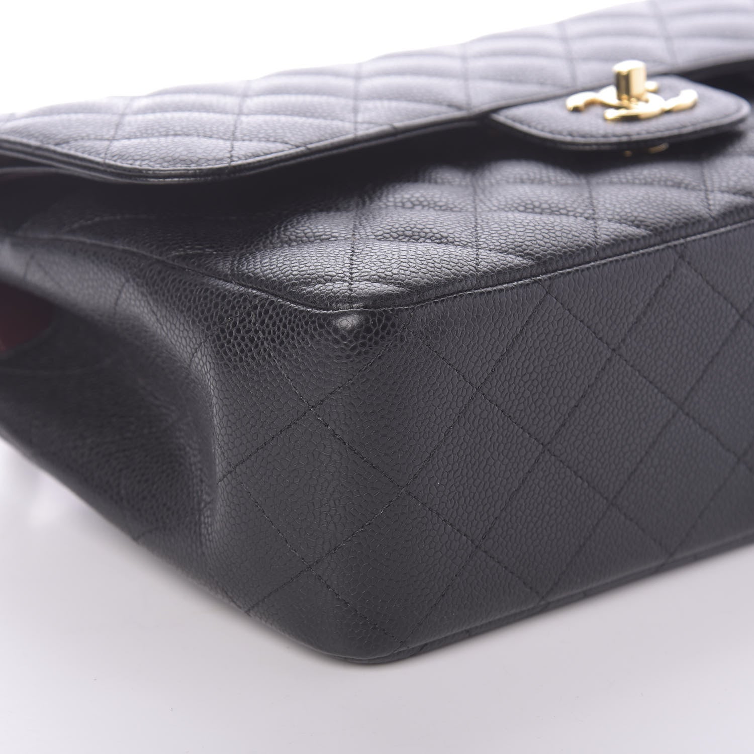 Chanel Caviar Quilted Jumbo Double Flap Black 10 of 10