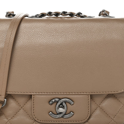 Chanel Caviar Quilted Mini All About Flap Bag Brown 7 of 9