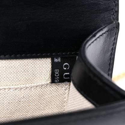 Gucci Knight Calfskin Small GG Marmont Chain Handle Bag Black 8 of 18