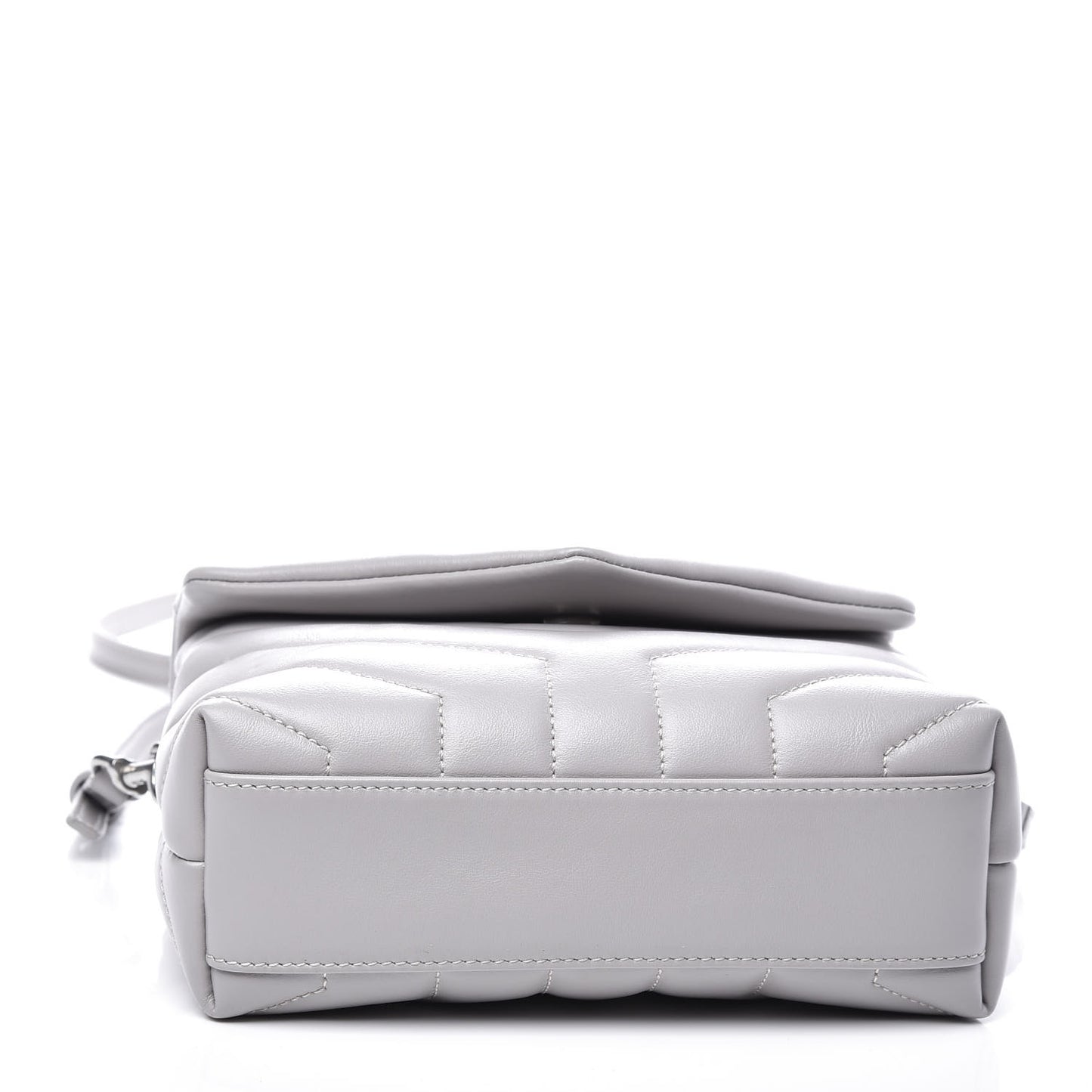 Calfskin Y Quilted Monogram Toy Loulou Satchel Granite