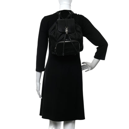 Gucci Nylon Monogram Backpack Black 2 of 13