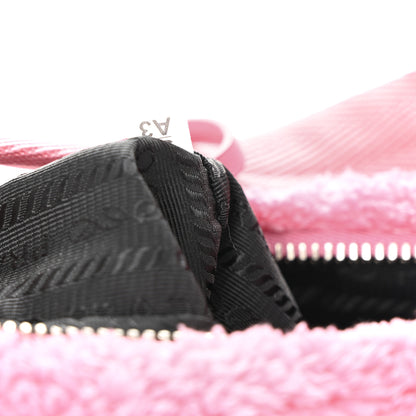 Prada Terry Cloth Mini Re-Edition 2000 Bag Petalo Black 7 of 10