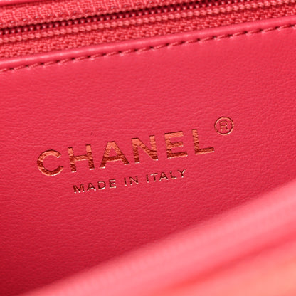 Chanel Caviar Quilted Medium CC Filigree Vanity Case Pink 7 of 12