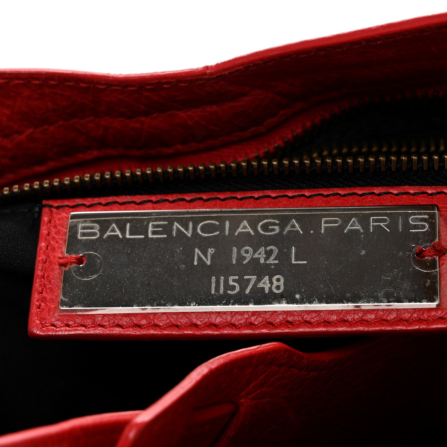 Balenciaga Agneau Classic Hardware City Rouge Coquelicot 7 of 11