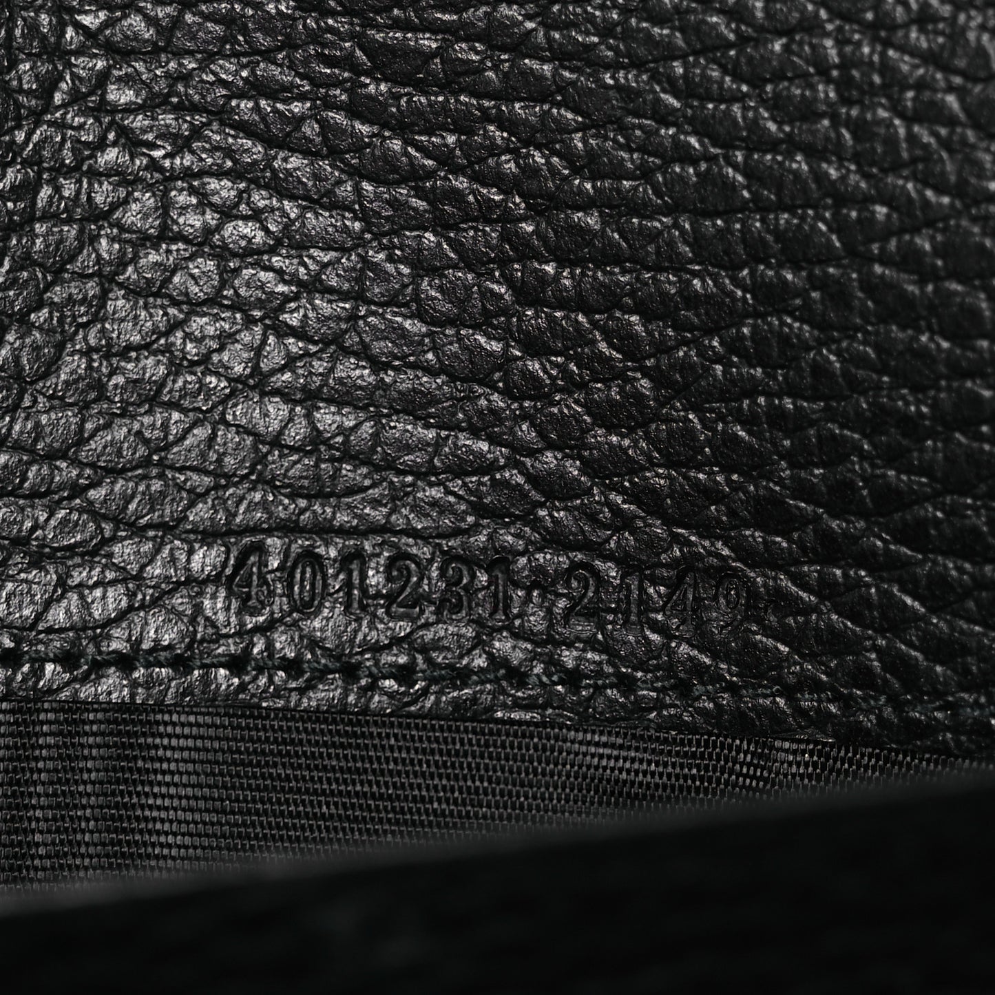 Calfskin Mini Dionysus Chain Wallet Black