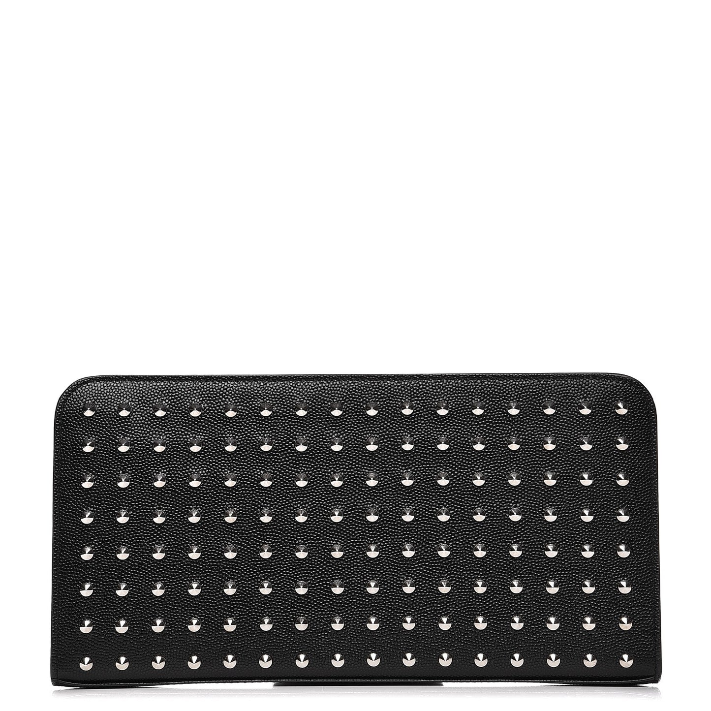 Grain De Poudre Studded Zip Around Wallet Black