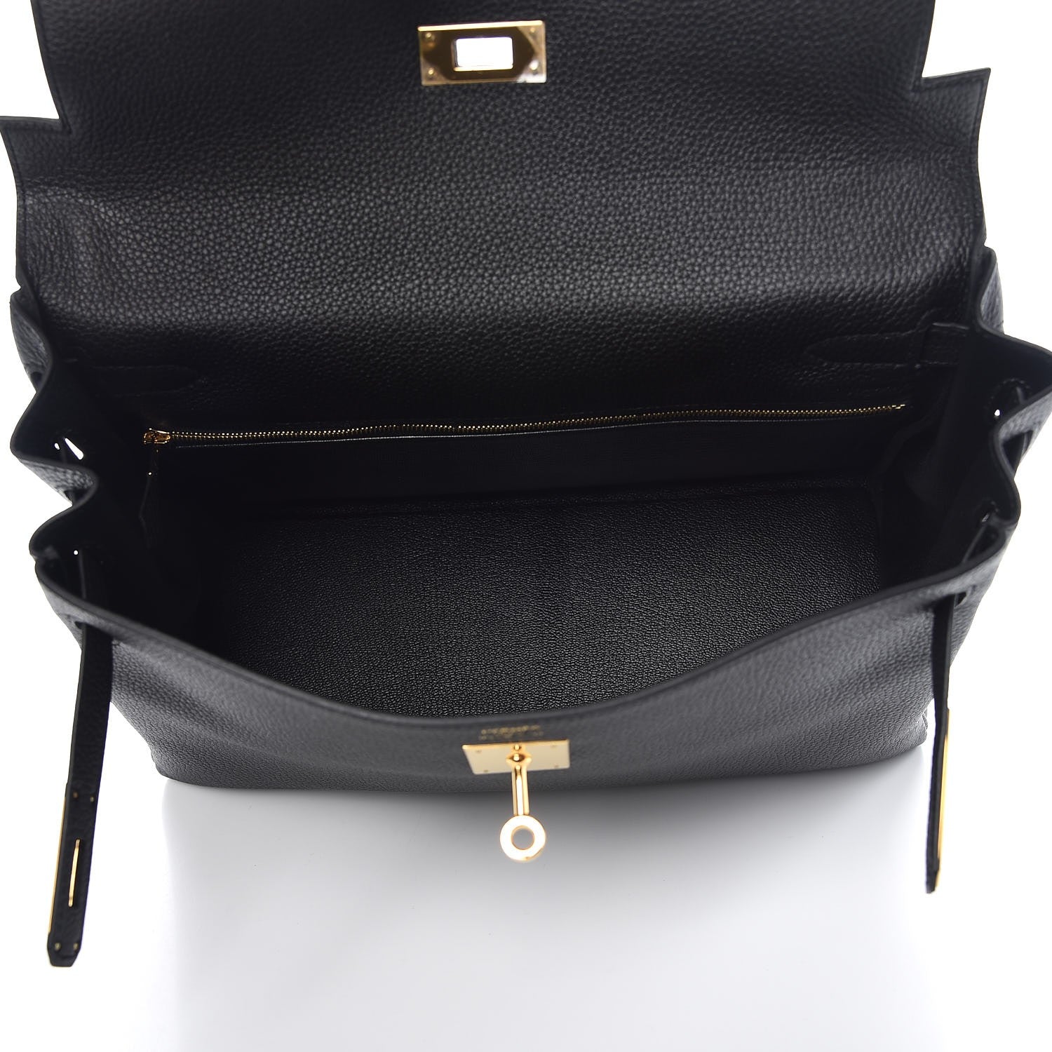 Hermes Togo Kelly Retourne 32 Black 7 of 37