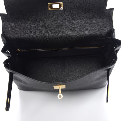 Hermes Togo Kelly Retourne 32 Black 7 of 37