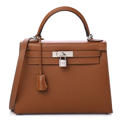 Hermes Veau Monsieur Kelly Sellier 28 Gold 1 of 12