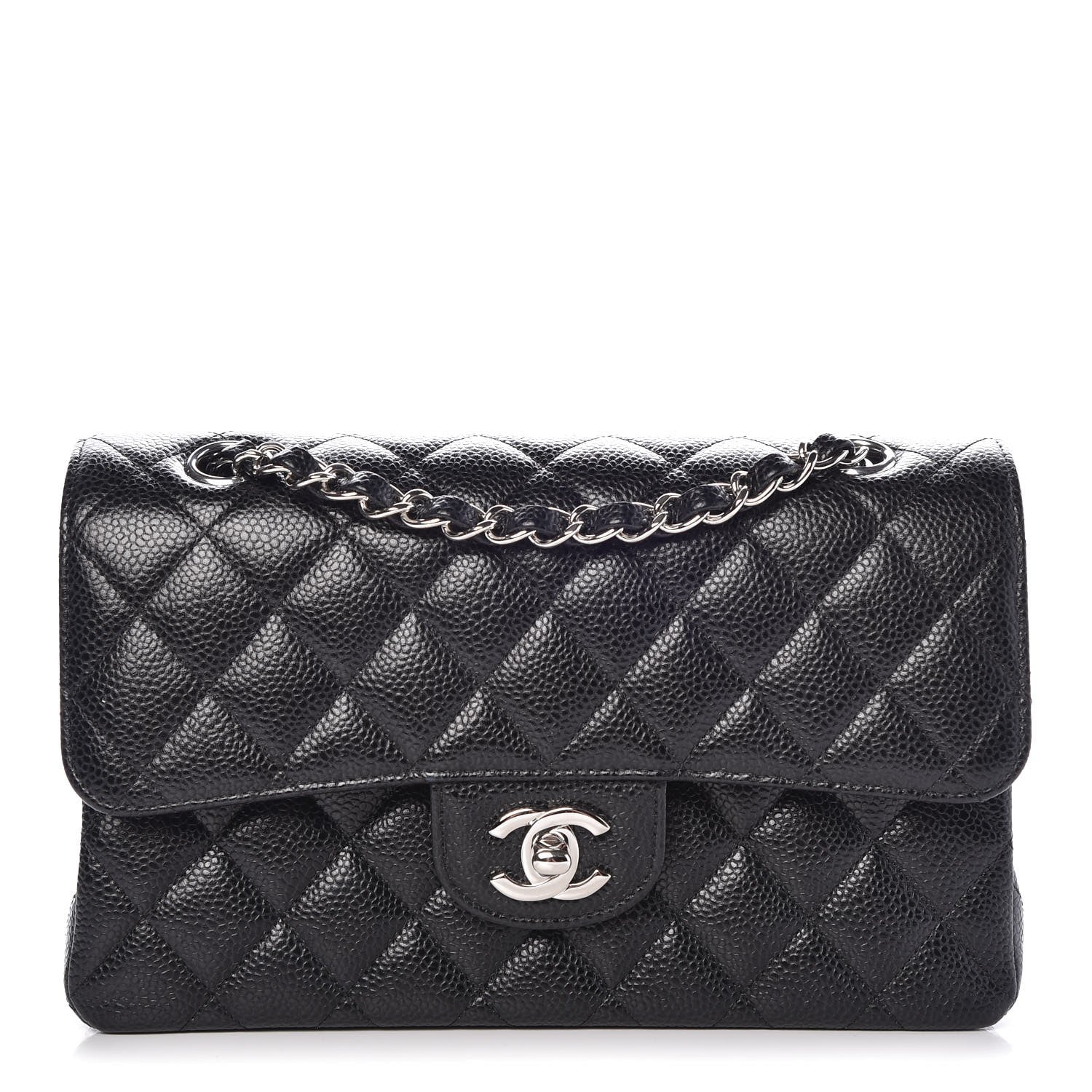 Chanel Caviar Quilted Small Double Flap Black 1 of 8