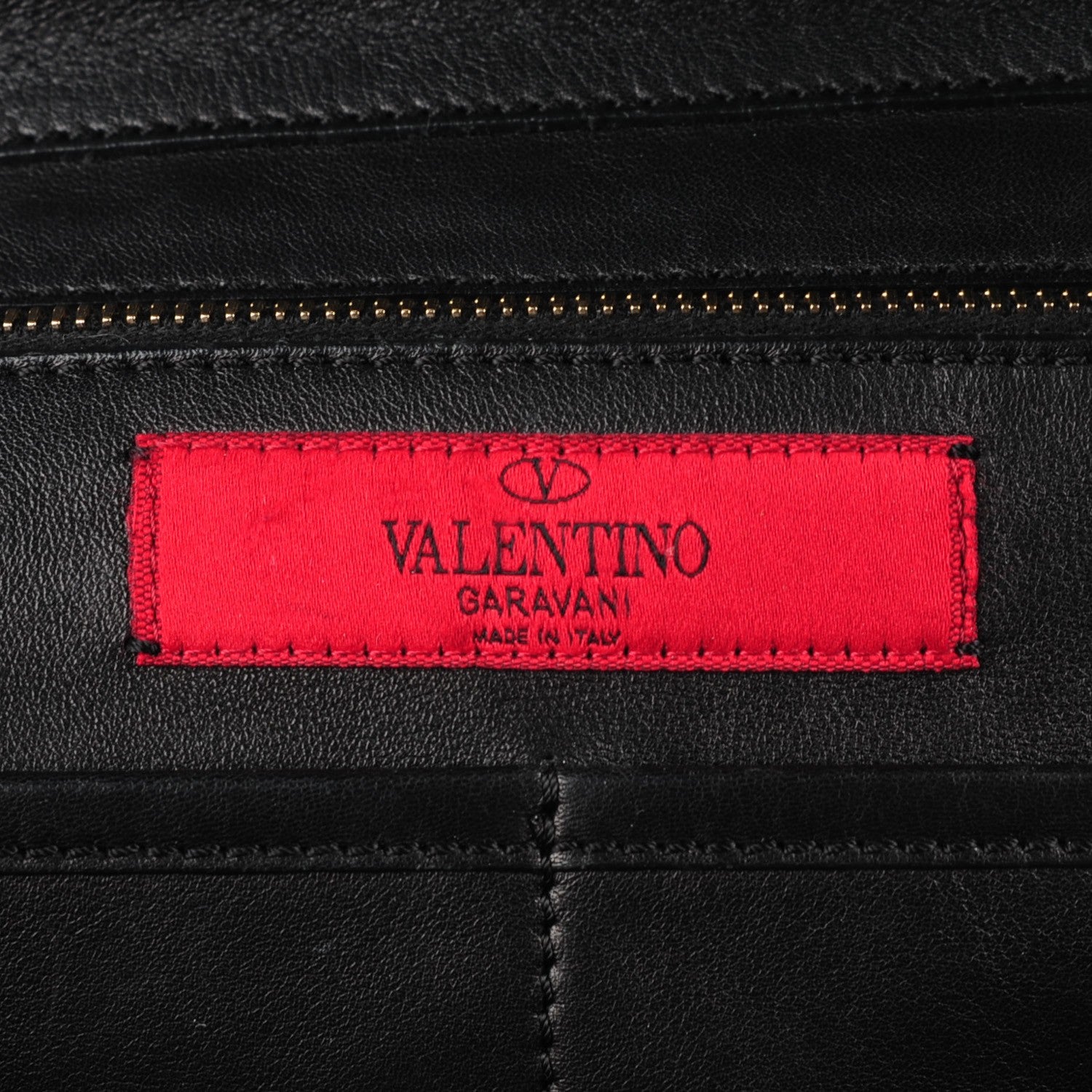 Valentino Garavani Vitello Medium Rockstud Tote Black 6 of 8