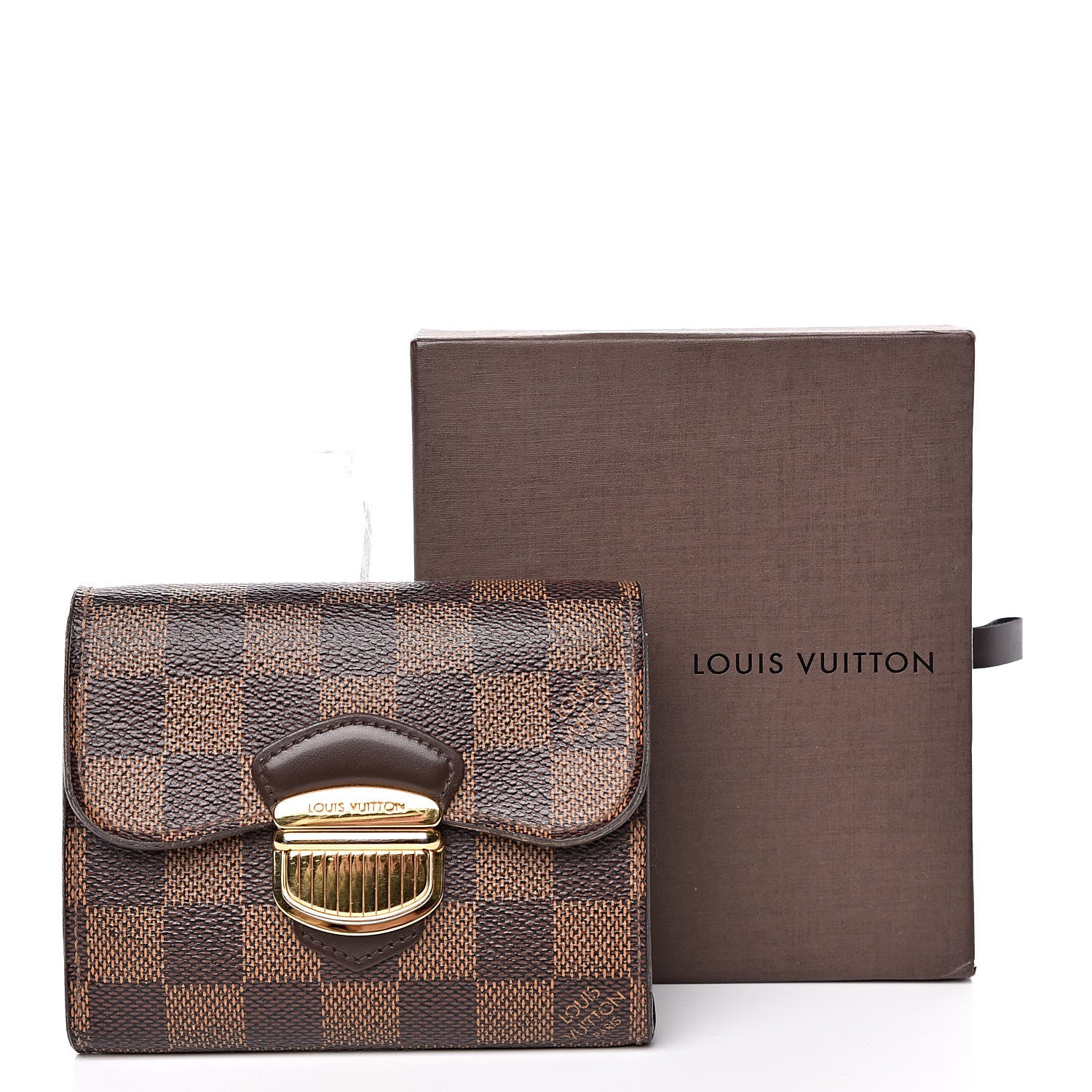 Louis Vuitton Damier Ebene Joey Wallet 13 of 13