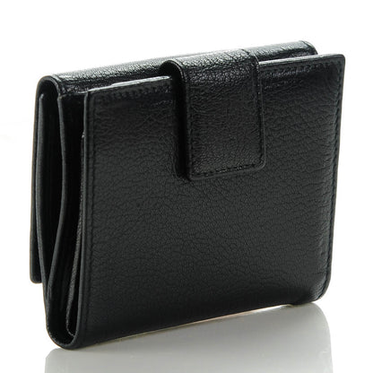Gucci Goatskin Blondie French Flap Wallet Black 3 of 7