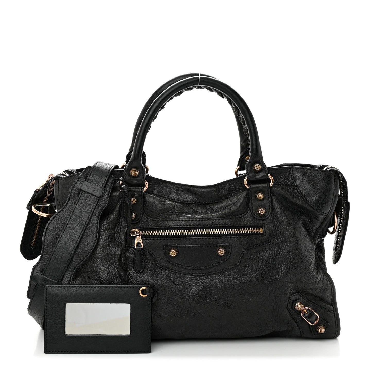 Agneau Giant 12 Gold Hardware City Black