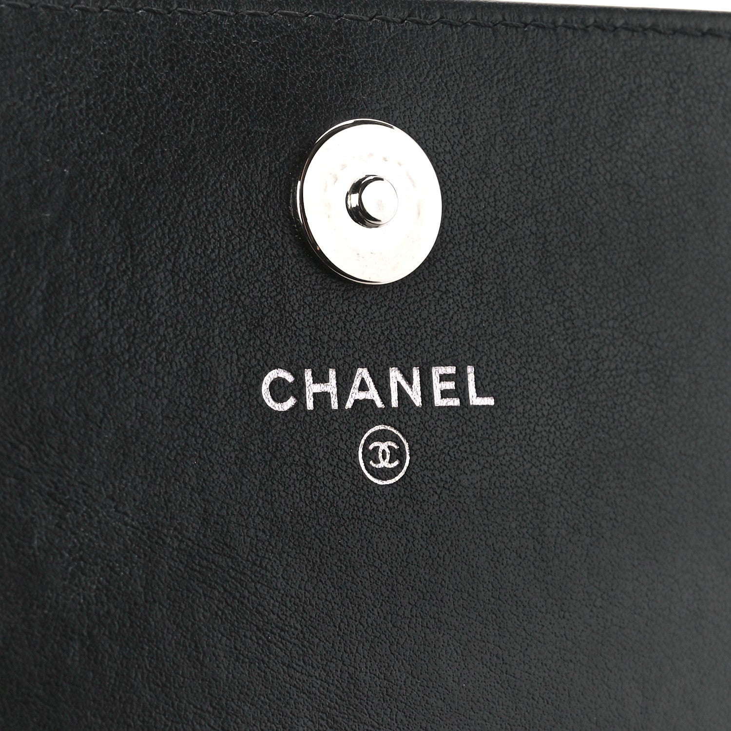 Chanel Caviar Camellia Embossed Chain Belt Bag Black 6 of 11