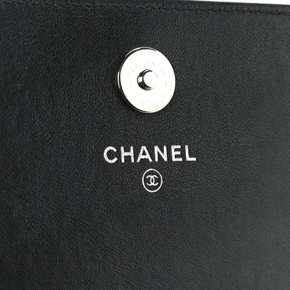 Chanel Caviar Camellia Embossed Chain Belt Bag Black 6 of 11